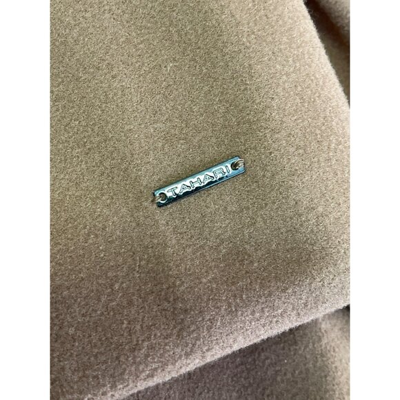 Tahari XS Tan Water-Resistant Snap Closure Belted Coat NWT - Picture 8 of 8